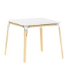 Discount Tavolo Tavolo steelwood 90x90 in hpl bianco in OFFERTA OUTLET -58% Tavoli