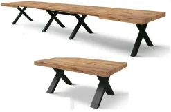 Md work Tavolo Tavolo super maxi 6 allunghe in laminato Rettangolare allungabile scontato 45%- Tavoli