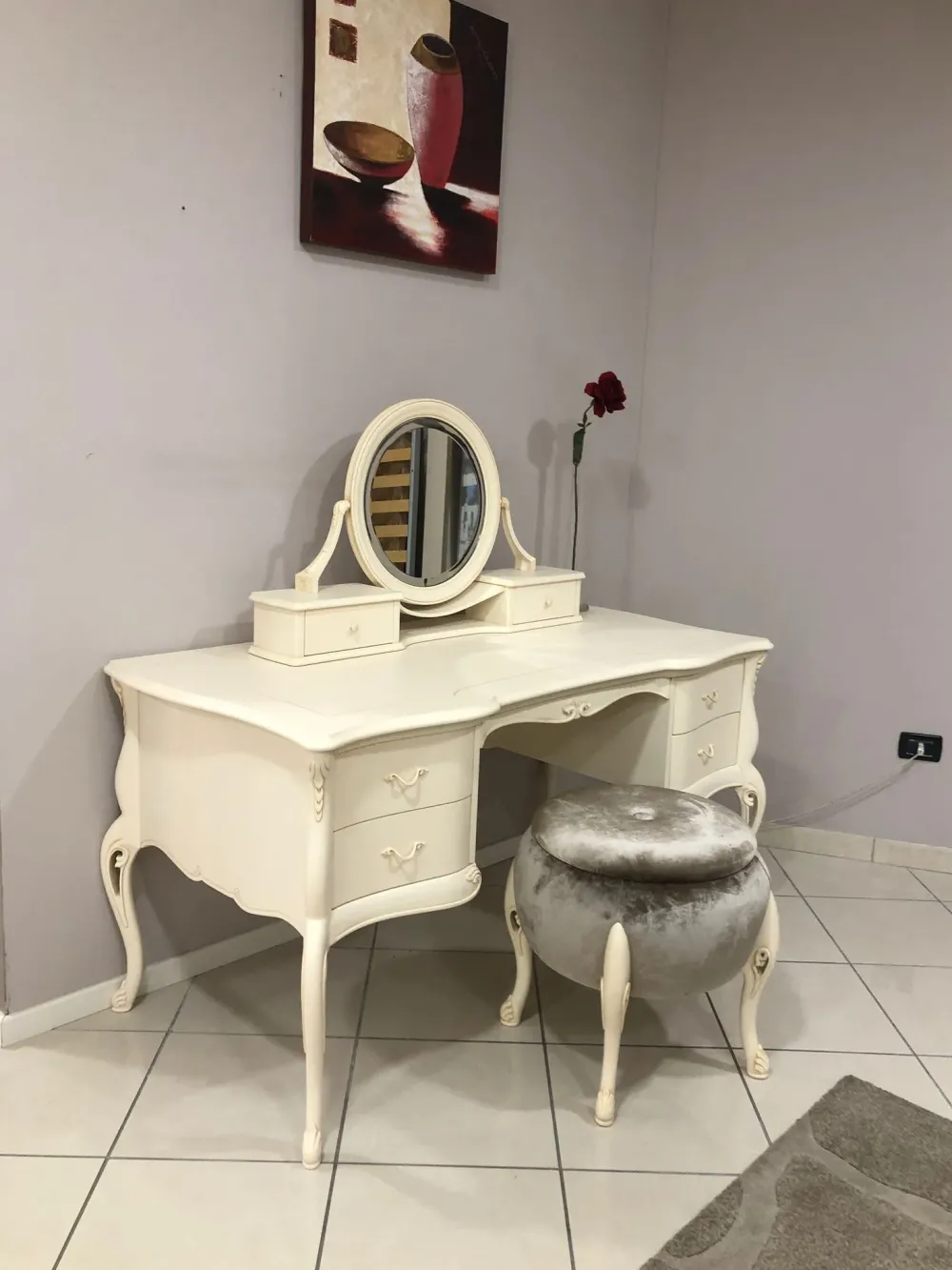 Sale Tavolo Toilette in legno Fisso scontato 82% Tavoli