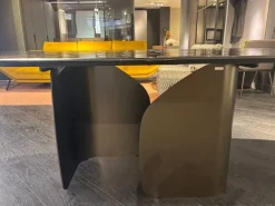 Tavolo Twins in vetro Fisso^Calligaris New