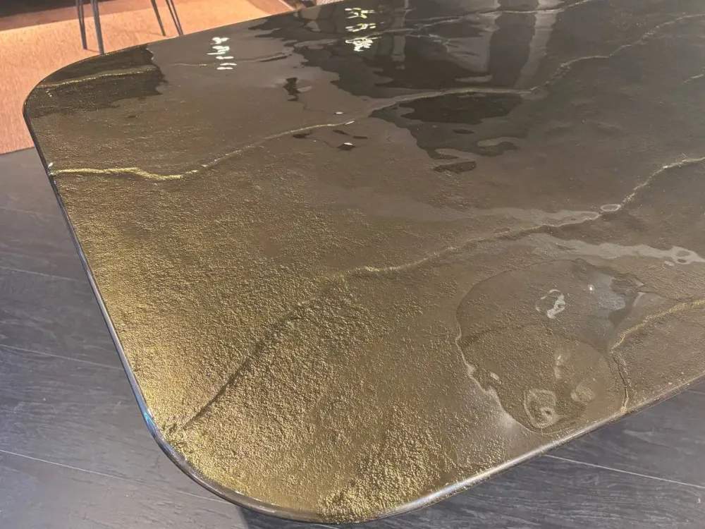 Tavolo Twins in vetro Fisso^Calligaris New