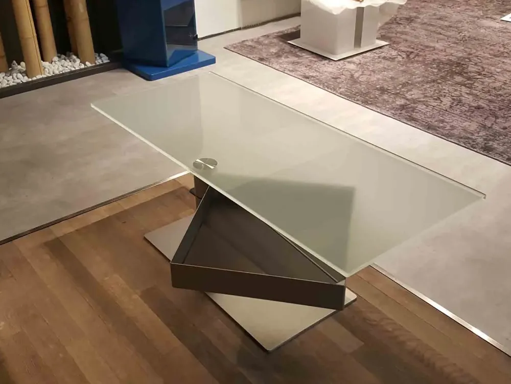 Tavolo vetro Asso di quadri in offerta outlet!^Reflex