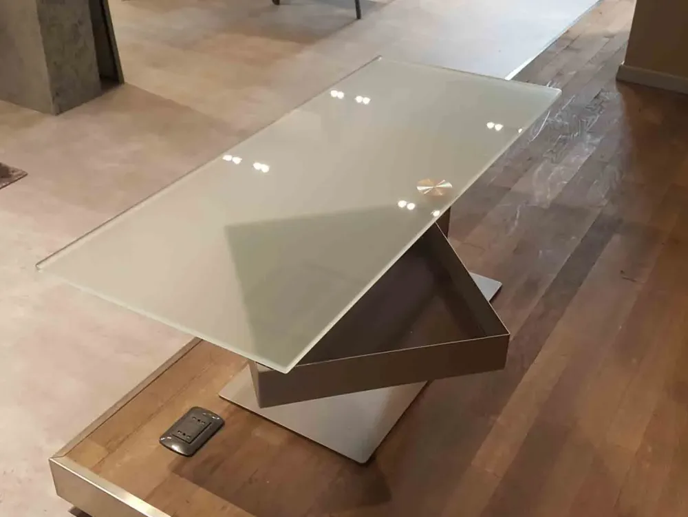 Tavolo vetro Asso di quadri in offerta outlet!^Reflex