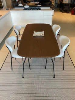 Kartell Tavolo Viscount of wood + sedie cozy connubia in legno Fisso- Tavoli