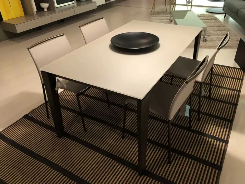 Ingenia Tavolo Winny in vetro Rettangolare allungabile- Tavoli