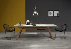 Tavolo Zeus in vetro Fisso scontato 30%^MIDJ Outlet