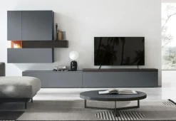 Sale : Parete At134 scontata del 0%. Design moderno, pratico ed elegante. Pareti Attrezzate