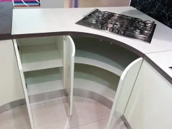 Sale Cucina Extra tonda colore bianco scontato del -58 % Cucine Ad Angolo|Cucine Moderne