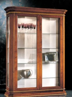 Artigianale Vetrinetta 2034 in legno a prezzo Outlet- Vetrinette