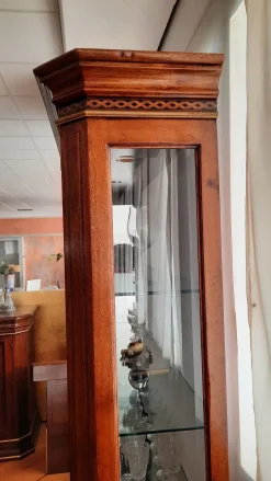 Artigianale Vetrinetta 2034 in legno a prezzo Outlet- Vetrinette
