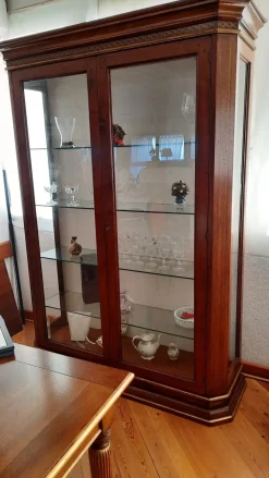 Artigianale Vetrinetta 2034 in legno a prezzo Outlet- Vetrinette