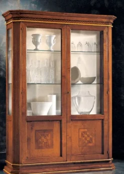 Artigianale Vetrinetta 2033 in legno in Offerta Outlet- Vetrinette