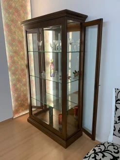 Pantera Lucchese Vetrinetta Argentiera stile classico Argentiera di in offerta- Vetrinette