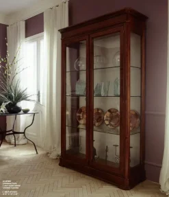 Best Vetrinetta Cristalliera 2 ante di in Offerta Outlet Vetrinette