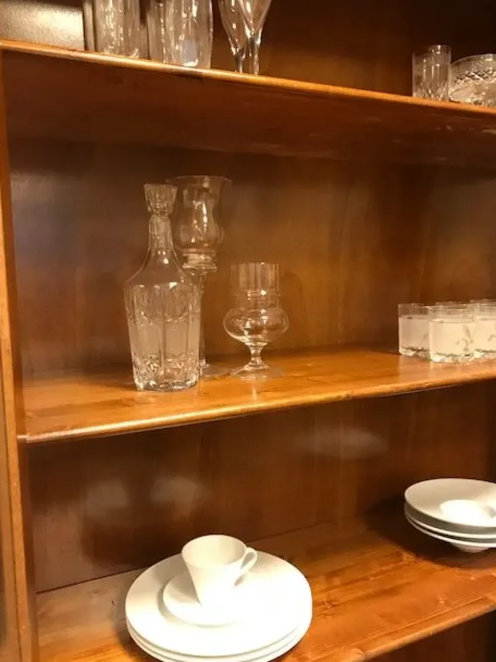 Clearance Vetrinetta Cristalliera stile classico Cristalliera di in offerta Vetrinette