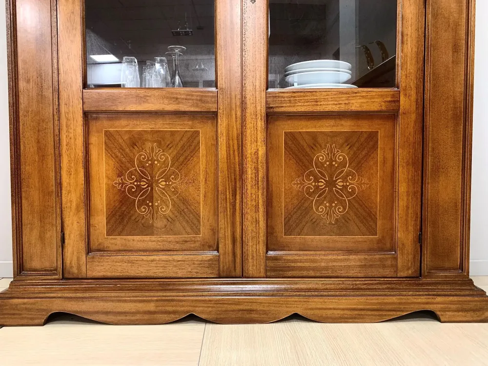 Clearance Vetrinetta Cristalliera stile classico Cristalliera di in offerta Vetrinette