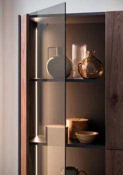 Alta Corte Vetrinetta Daisy rivanova   in legno a prezzo Outlet- Vetrinette