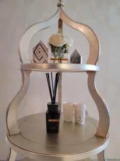 Vetrinetta Etagère in legno a prezzo scontato^Grande Arredo Online