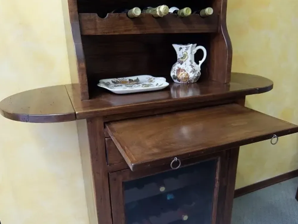 Vetrinetta in legno stile classico Cantina^Artigianale Online