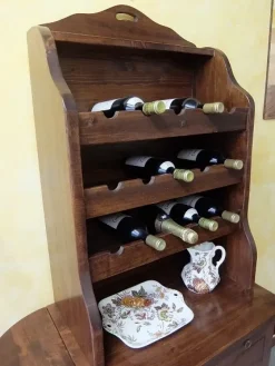 Vetrinetta in legno stile classico Cantina^Artigianale Online