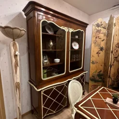 Artigianale Vetrinetta Luis xv in stile classico a prezzi outlet- Vetrinette