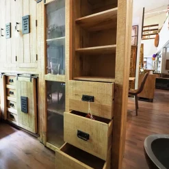 Discount Vetrinetta Mobile vetrina scorrevole jupiter di in Offerta Outlet Vetrinette