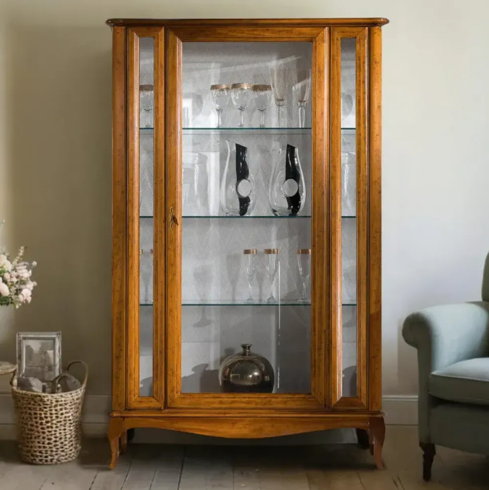 Vetrinetta Modello klauss in legno a prezzo Outlet^Artigianale Discount