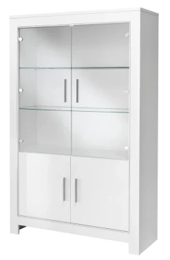 Online Vetrinetta modello Modello modena bianco in stile moderno di a PREZZI OUTLET Vetrinette