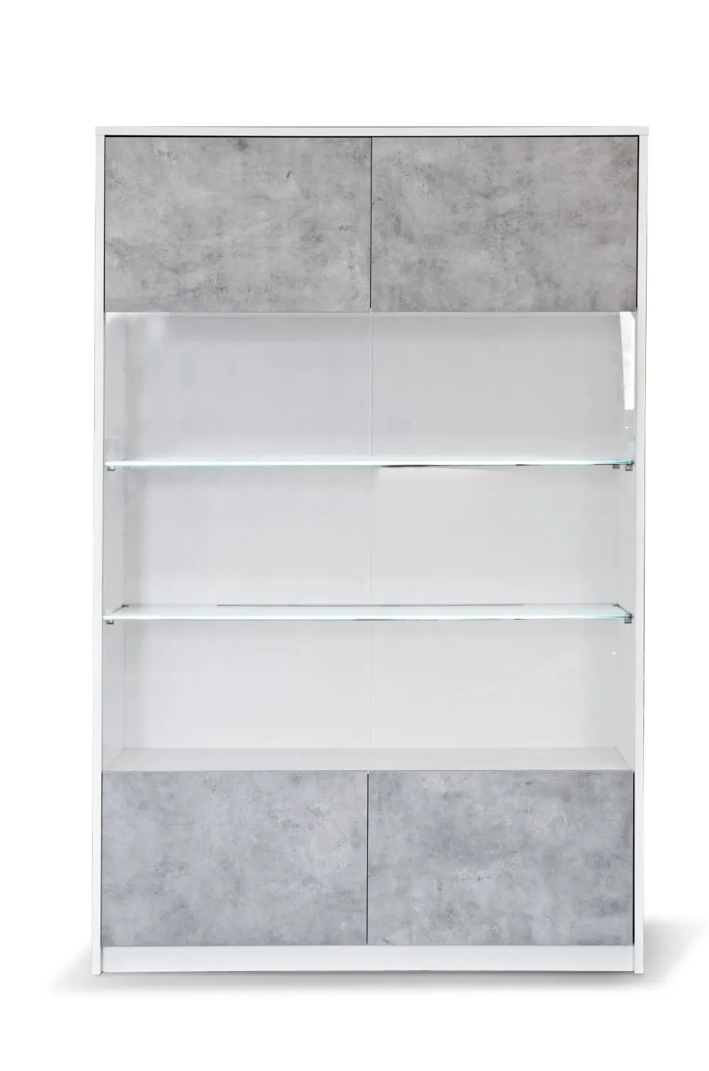 Vetrinetta Modello smart vetrina 2 ante stile moderno Modello smart vetrina 2 ante di in offerta^Artigianale Clearance