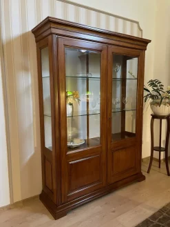 Artigianmobili Vetrinetta Vetrina classica edera di in Offerta Outlet- Vetrinette